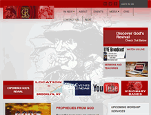 Tablet Screenshot of godsrevivalarena.org